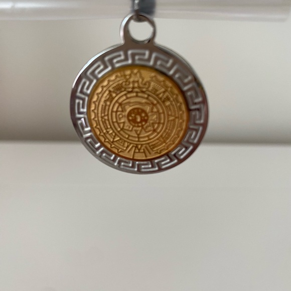 Mexican silver calendar medallion - Picture 2 of 2